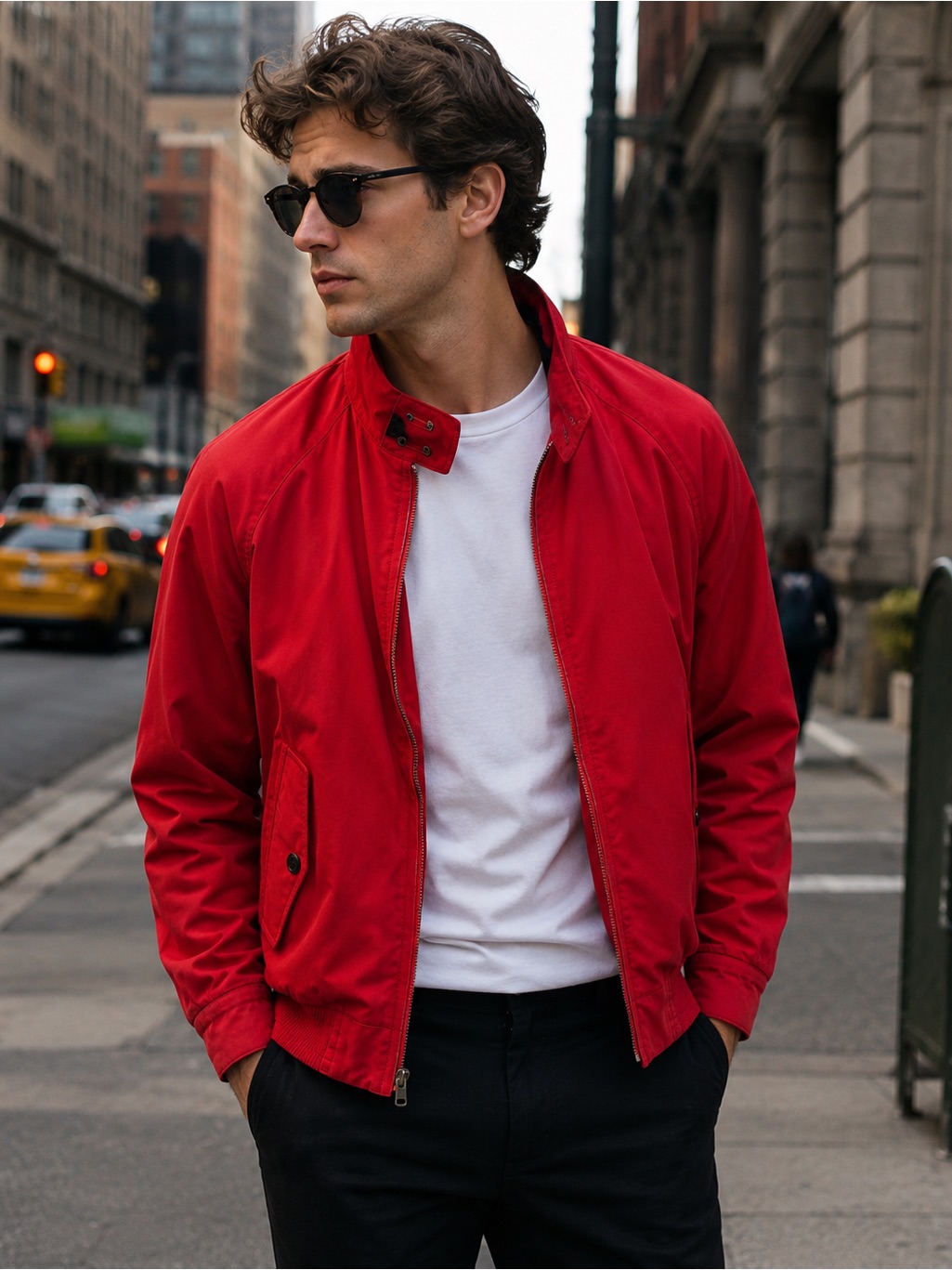 Banana Republic Bomber Jacket With Zip - Large